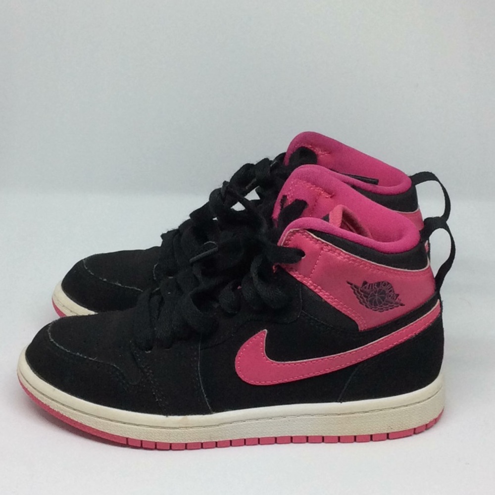 Jordan 1 High Black/Pink Size-13C